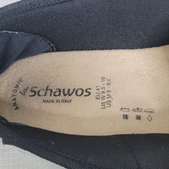 Schawos Unisex Shoes Sandals Anatomical Adjustable Strap Mesh USW 9.5 10 Black - Picture 8 of 12